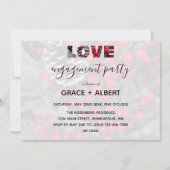 Pinecone Evergreen Red Berries Verlobung Einladung (Vorderseite)