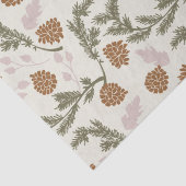 Pinecone Evergreen Seidenpapier (Detail)