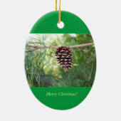 Pinecone Foto Keramikornament (Hinten)