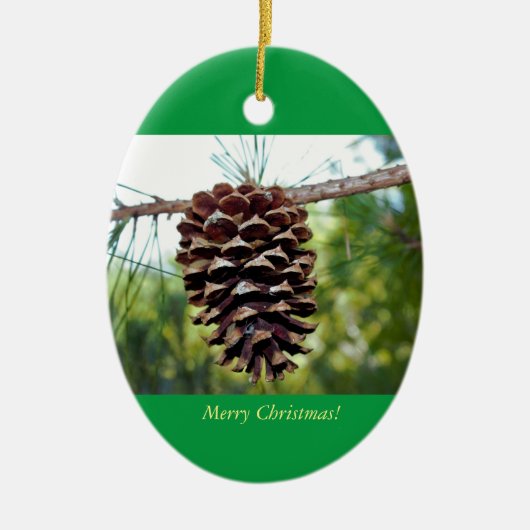 Pinecone Foto Keramikornament (Vorne)