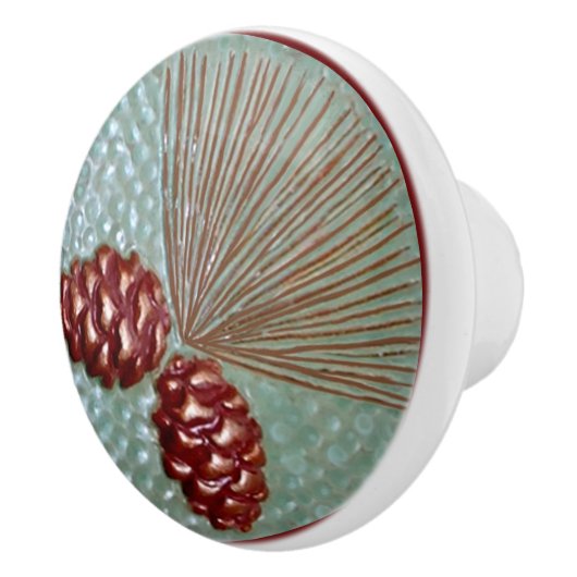 Pinecone Keramik Pull Keramikknauf (Rechts)