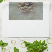 Pinecone Küchen-Geschirrtuch Handtuch (Gefaltet)