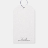 Pinecone Mountains - Geschenk Geschenkanhänger (Rückseite)