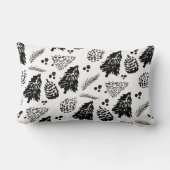 Pinecone Muster Chrismtas Lendenkissen (Rückseite)