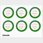 Pinecone Muster Custom Holiday Baking Stickers (Blatt)