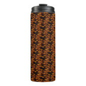 Pinecone Muster rustikale Fall Natur braun Thermosbecher (Vorderseite)