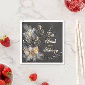 Pinecone Ornamente Weihnachten Serviette (Beispiel)