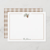 Pinecone Personalisierte Maggiore Mitteilungskarte (Vorne/Hinten)