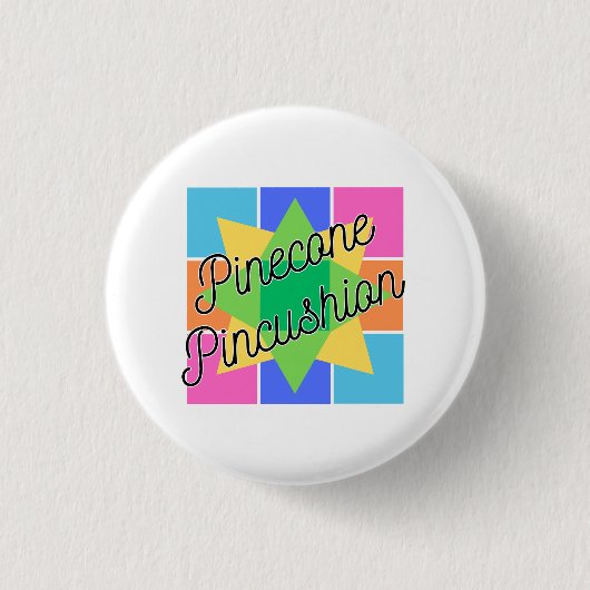 Pinecone Pincushion Collectious Button (Vorderseite)
