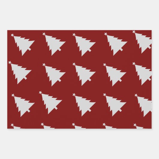 Pinecone & pine needle geschenkpapier set (Vorderseite 3)