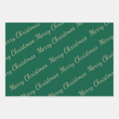 Pinecone & pine needle geschenkpapier set (Vorderseite 2)