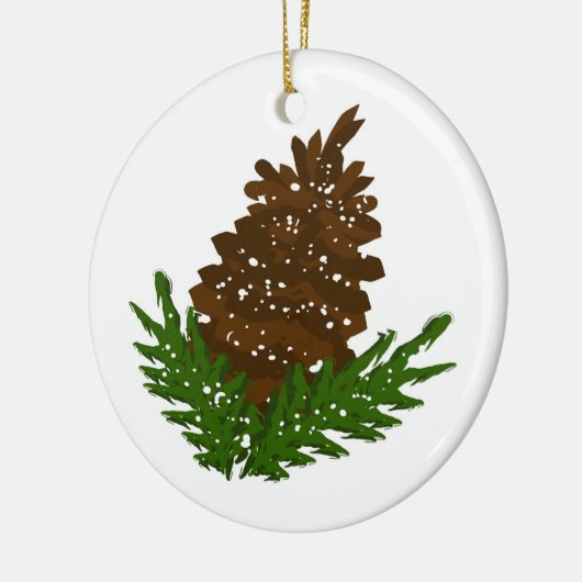 Pinecone Runde Ornamente (Links)