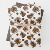 Pinecone Rustica Geschenkpapier Set (Beispiel)
