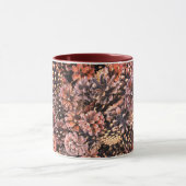 Pinecone rustikaler Fall bunt Winter braun Tasse (Zentrum)