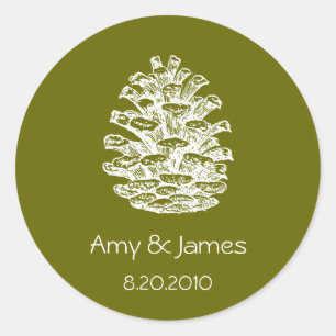 Pinecone Stickers