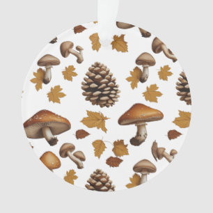 Pinecone und Feather Acrylschmuck Ornament
