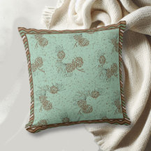 Pinecone und Not leidende Zickzack Streifen