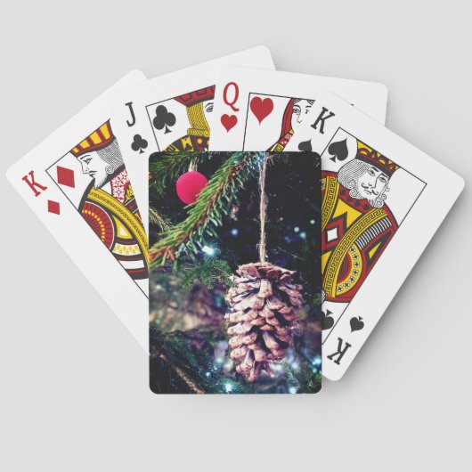Pinecone und Rote Baube Spielkarten (Rückseite)