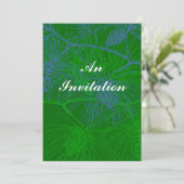 Pinecone Vintag Art Collection Einladung (Stehend Vorderseite)