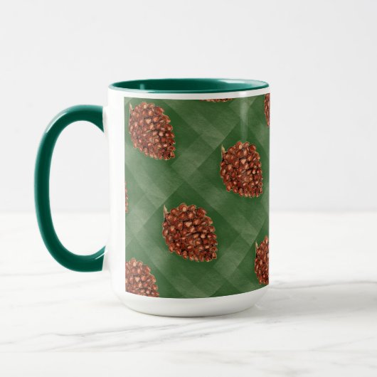 Pinecone Wasserfarbe Tasse (Links)