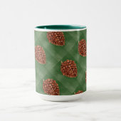 Pinecone Wasserfarbe Tasse (Zentrum)