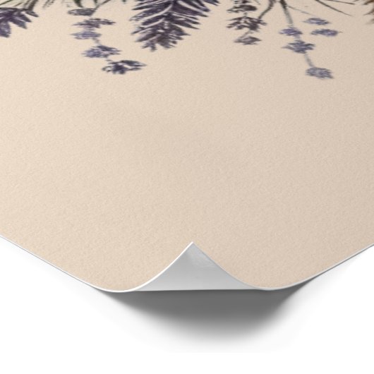 Pinecone Wreath Poster (Ecke)