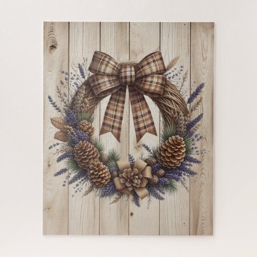 Pinecone Wreath Puzzle (Vertikal)