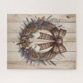 Pinecone Wreath Puzzle (Horizontal)