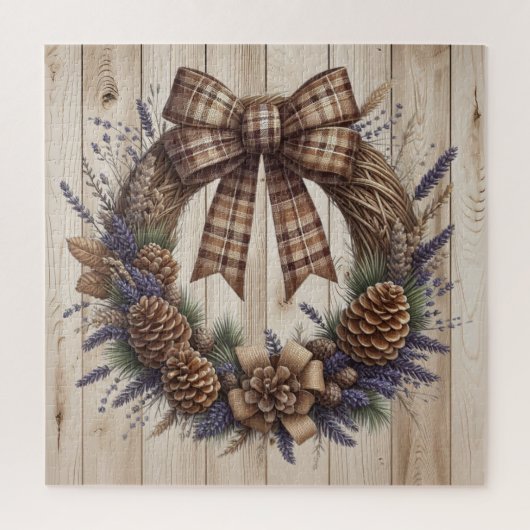 Pinecone Wreath Puzzle (Vertikal)