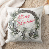 "Pinecone Wreath" Weihnachtsbaumkissen Kissen (Decke)
