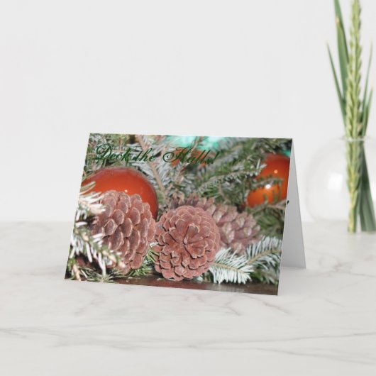 Pinecones am Weihnachten (Vorderseite)