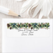 Pinecones Berries Branchen Garland Türkis (Insitu)