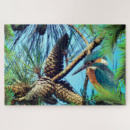 Pinecones Birds Tierart Puzzle
