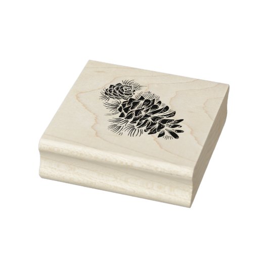 Pinecones-Briefmarke Gummistempel (Stempel)