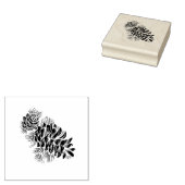 Pinecones-Briefmarke Gummistempel (Stempel)