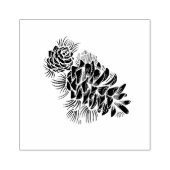 Pinecones-Briefmarke Gummistempel (Prägung)
