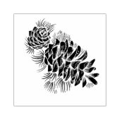 Pinecones-Briefmarke Gummistempel (Prägung)