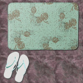 Pinecones Cabin Badematte