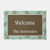 Pinecones Cabin Fußmatte (Vorderseite)