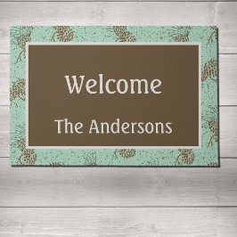 Pinecones Cabin Fußmatte