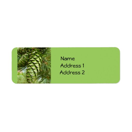 Pinecones Custom Labels (Vorne)