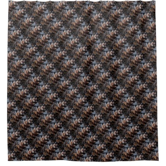 Pinecones Duschvorhang (Vorderseite)