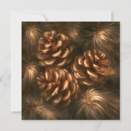 Pinecones Feiertagskarte