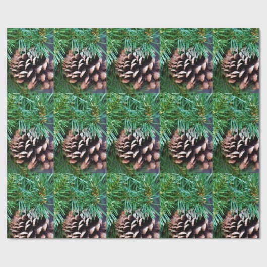 Pinecones Geschenkpapier (Flach)