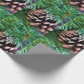 Pinecones Geschenkpapier (Ecke)
