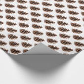 Pinecones Geschenkpapier (Ecke)