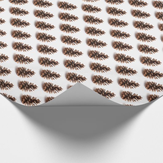 Pinecones Geschenkpapier (Ecke)