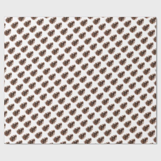 Pinecones Geschenkpapier (Flach)