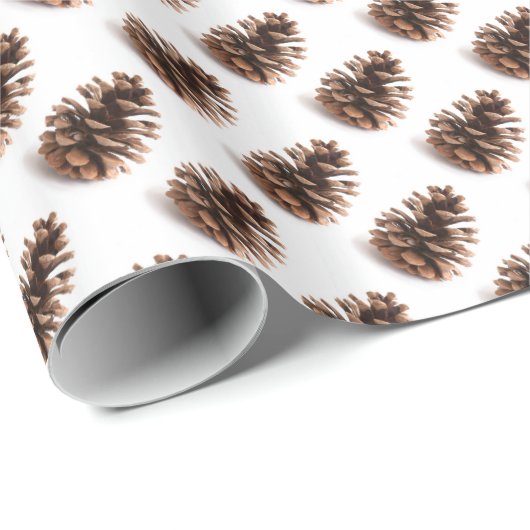 Pinecones Geschenkpapier (Rolleneckpunkt)