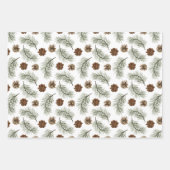 Pinecones Gift von Earthy Mushrooms Pine Treff Geschenkpapier Set (Vorderseite 2)